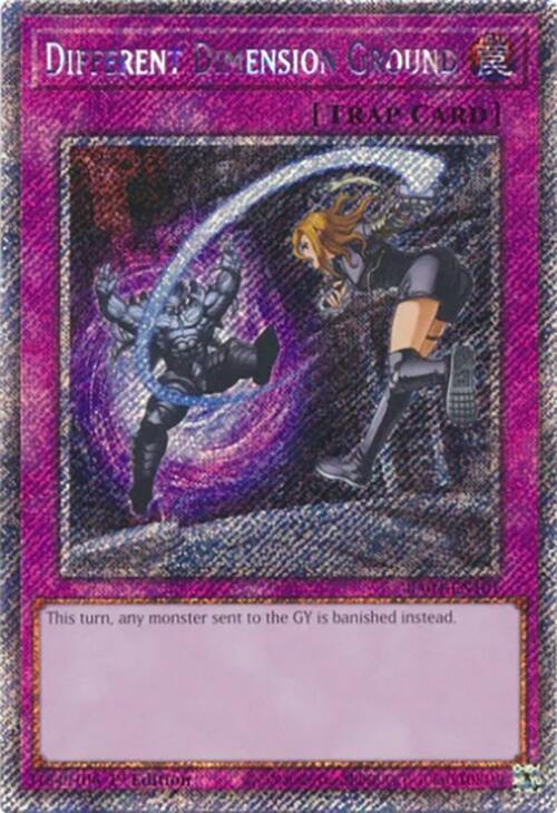 Different Dimension Ground (Platinum Secret Rare) (RA04-EN101) (RA04)