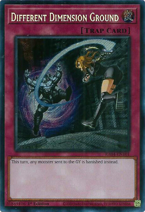 Different Dimension Ground (Secret Rare) (RA04-EN101) (RA04)