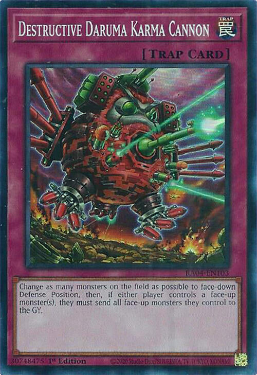 Destructive Daruma Karma Cannon (RA04-EN103) (RA04)