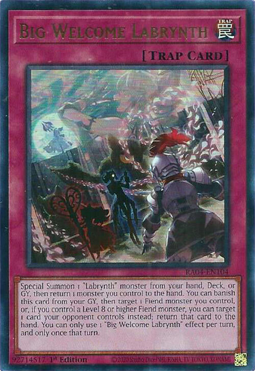 Big Welcome Labrynth (UR) (RA04-EN104) (RA04)
