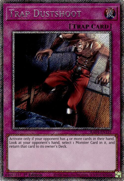 Trap Dustshoot (Platinum Secret Rare) (RA04-EN121) (RA04)