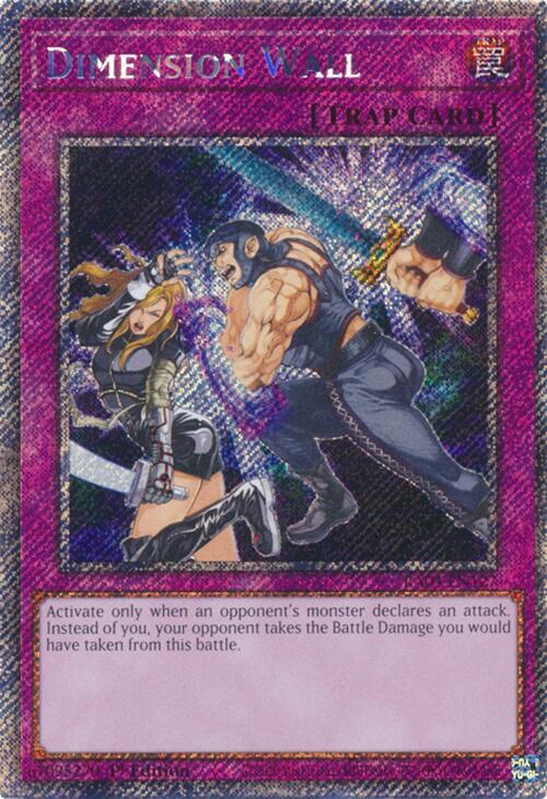 Dimension Wall (Platinum Secret Rare) (RA04-EN127) (RA04)