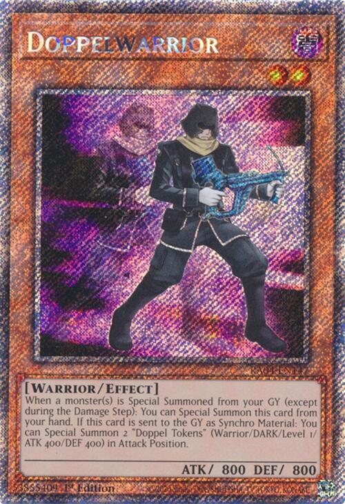 Doppelwarrior (Platinum Secret Rare) (RA04-EN147) (RA04)