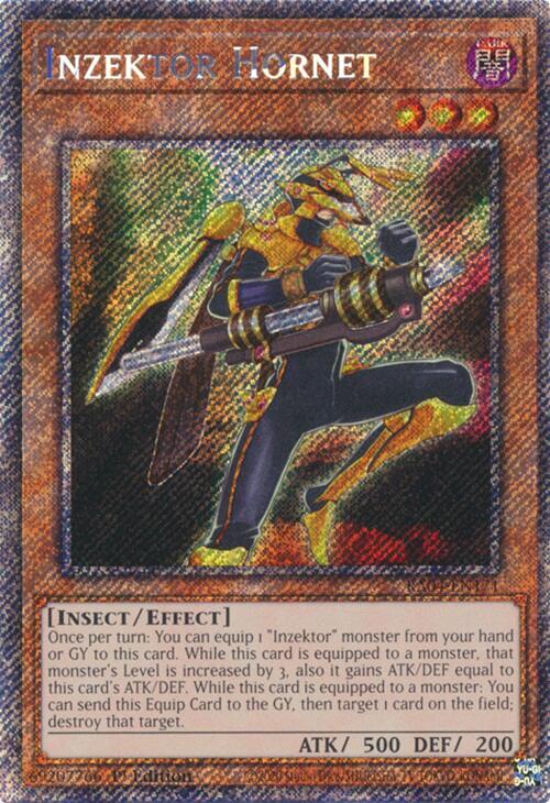 Inzektor Hornet (Platinum Secret Rare) (RA04-EN171) (RA04)
