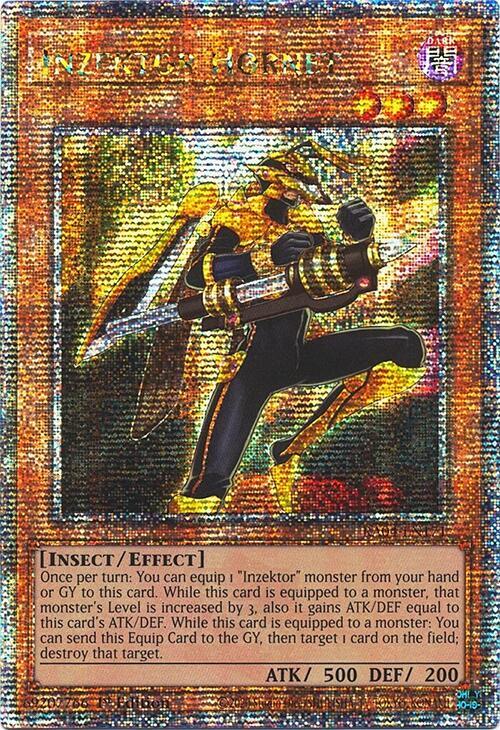 Inzektor Hornet (Quarter Century Secret Rare) (RA04-EN171) (RA04)