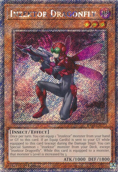 Inzektor Dragonfly (Platinum Secret Rare) (RA04-EN172) (RA04)