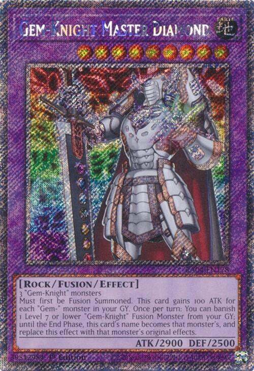 Gem-Knight Master Diamond (Platinum Secret Rare) (RA04-EN178) (RA04)