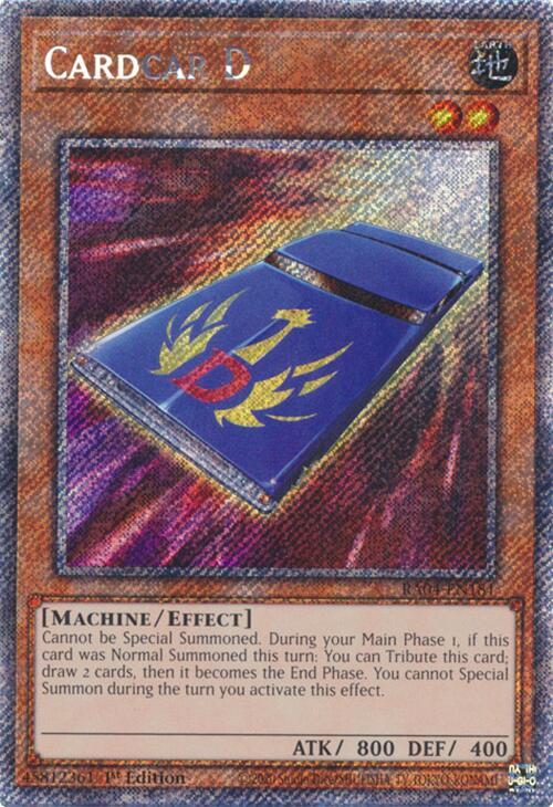 Cardcar D (Platinum Secret Rare) (RA04-EN181) (RA04)