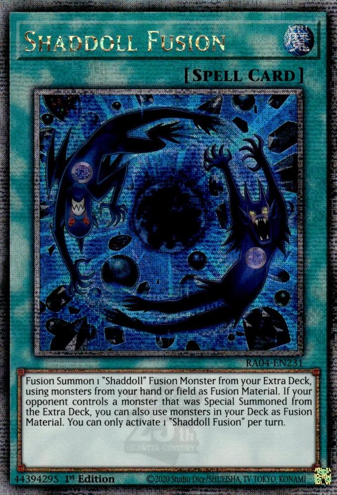Shaddoll Fusion (Quarter Century Secret Rare) (RA04-EN231) (RA04)