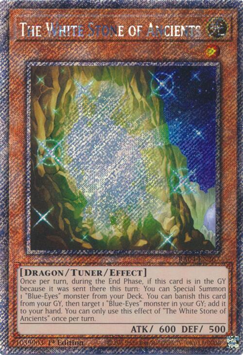 The White Stone of Ancients (Platinum Secret Rare) (RA04-EN267) (RA04)