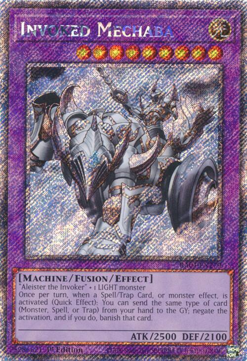 Invoked Mechaba (Platinum Secret Rare) (RA04-EN279) (RA04)