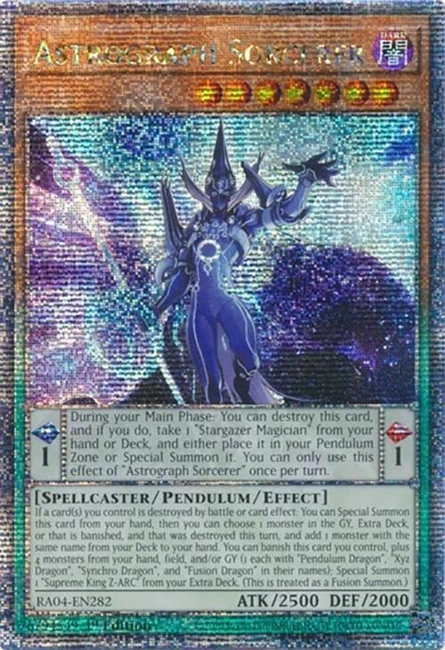 Astrograph Sorcerer (Quarter Century Secret Rare) (RA04-EN282) (RA04)