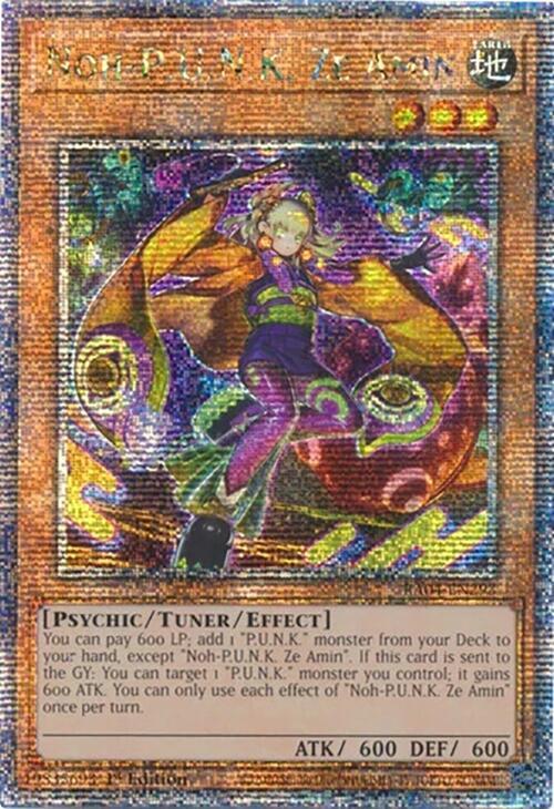 Noh-P.U.N.K. Ze Amin (Quarter Century Secret Rare) (RA04-EN293) (RA04)