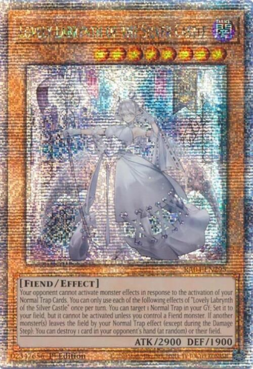 Lovely Labrynth of the Silver Castle (Quarter Century Secret Rare) (RA04-EN295) (RA04)