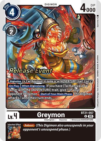 Greymon (BT21-057 U) (BT-21_PR)