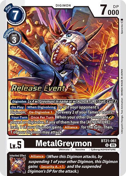 MetalGreymon (BT21-061 U) (BT-21_PR)