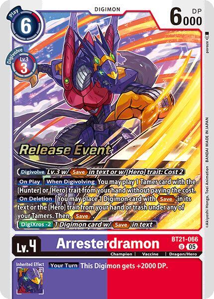 Arresterdramon (BT21-066 U) (BT-21_PR)