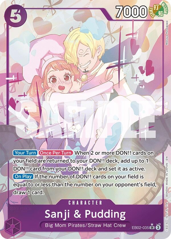 Sanji & Pudding (Alternate Art) (EB02-035) (EB02)