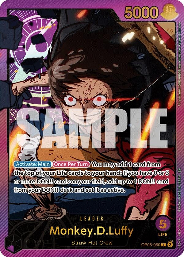 Monkey.D.Luffy (SP) (OP05-060) (EB02)