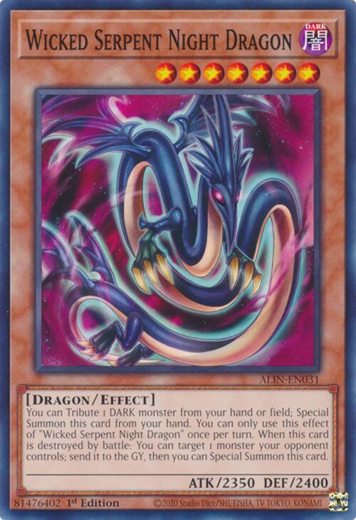 Wicked Serpent Night Dragon (ALIN-EN031) (ALIN)