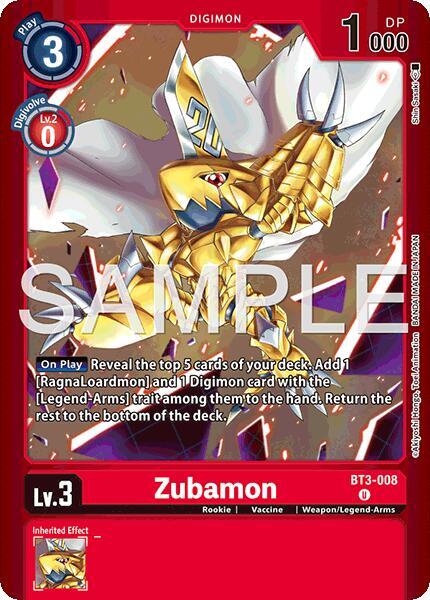 Zubamon (BT3-008 U) (LM-06)