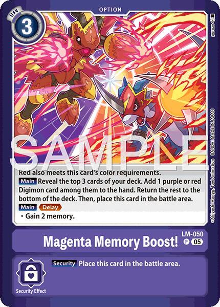 Magenta Memory Boost! (LM-050 P) (LM-06)