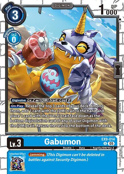 Gabumon (EX9-014 U) (EX-09)
