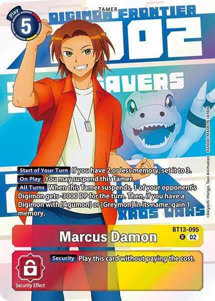 Marcus Damon (Digimon Animation Series 25th Anniversary Set) (BT13-095 R) (BT-13)