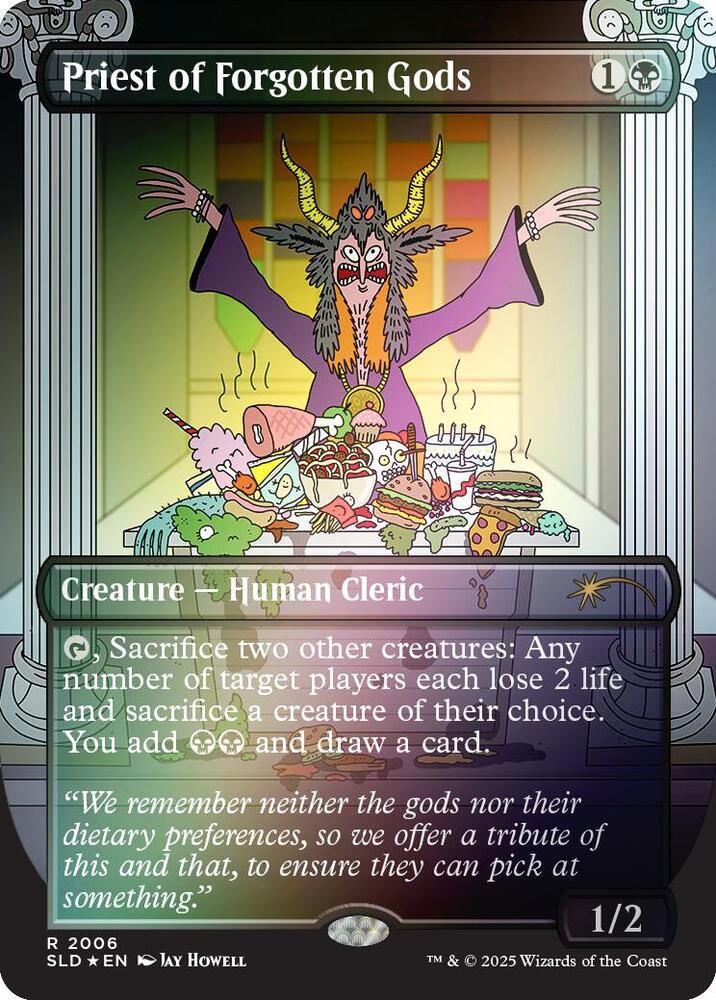 Priest of Forgotten Gods (Rainbow Foil) (2006) (SLD)