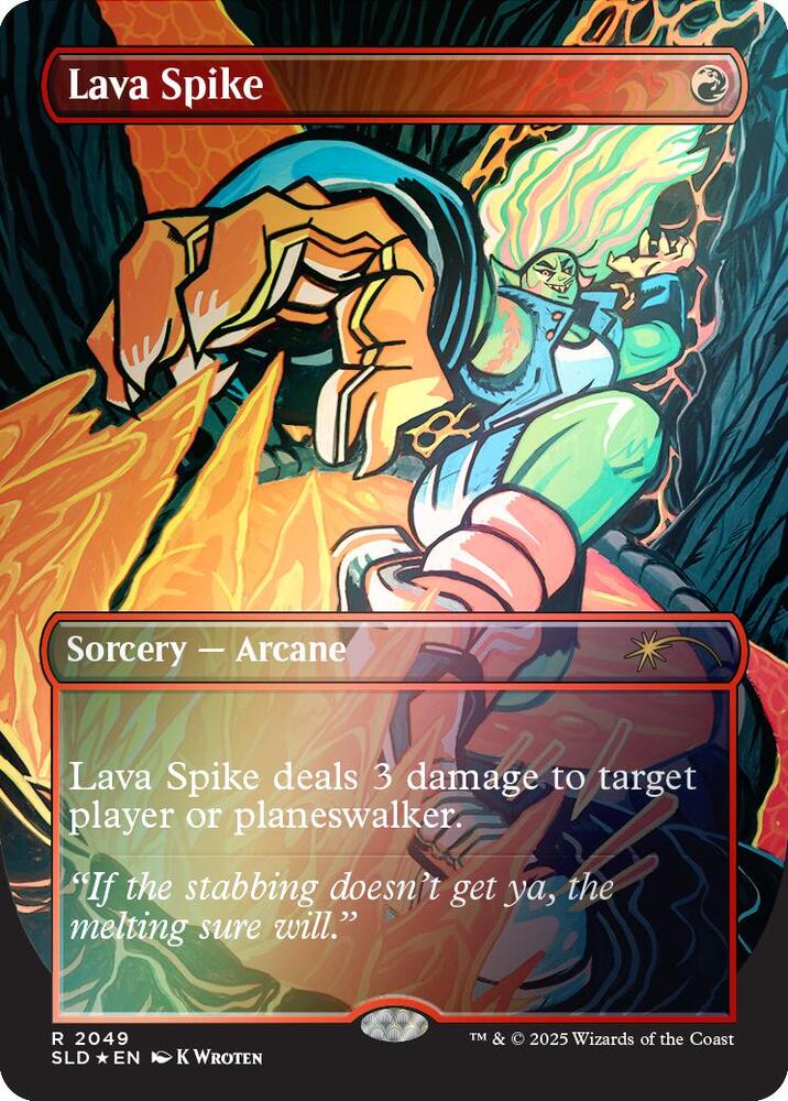 Lava Spike (2049) (Rainbow Foil) (2049) (SLD)