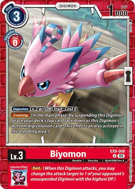 Biyomon (EX9-008 U) (EX-09)