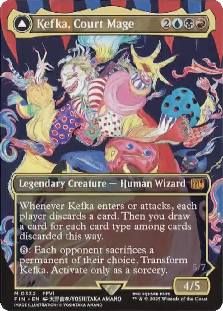 Kefka, Court Mage (0322) (Borderless) (322) (FIN)