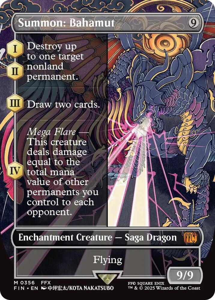 Summon: Bahamut (Borderless) (356) (FIN)