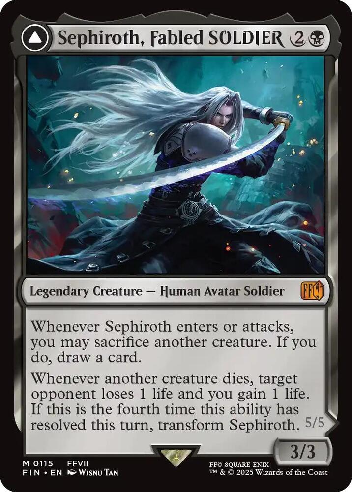 Sephiroth, Fabled SOLDIER (115) (FIN)