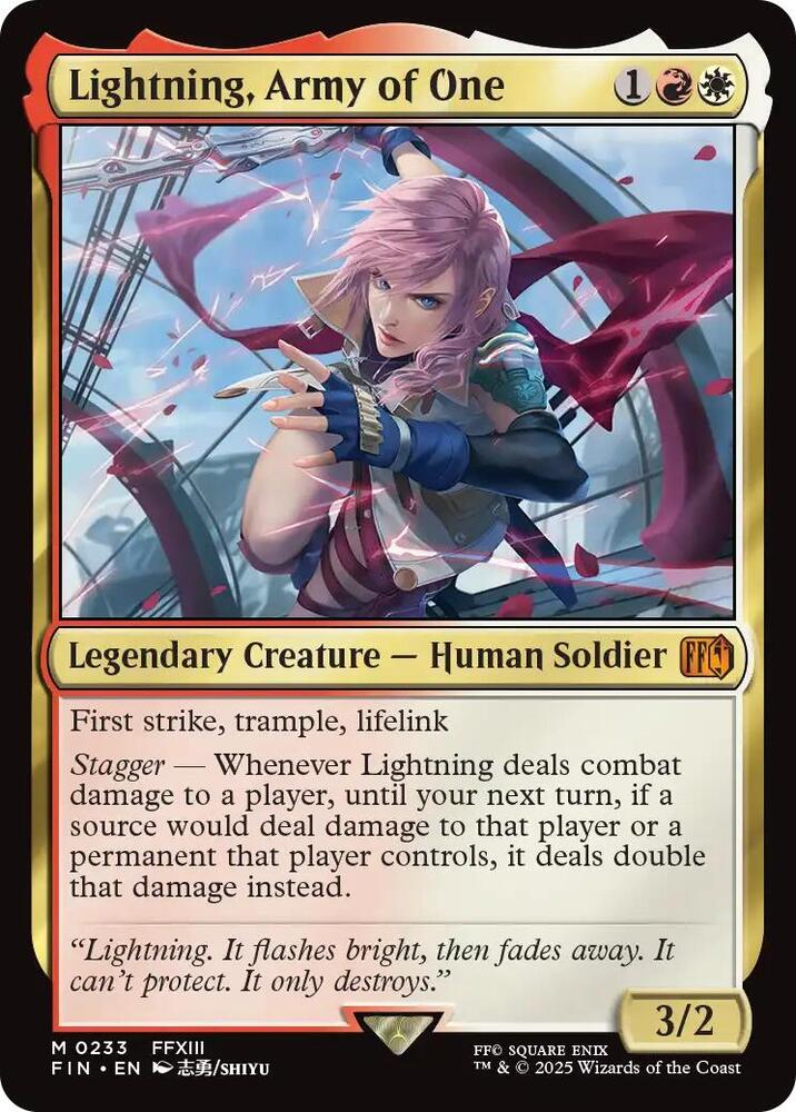 Lightning, Army of One (233) (FIN)
