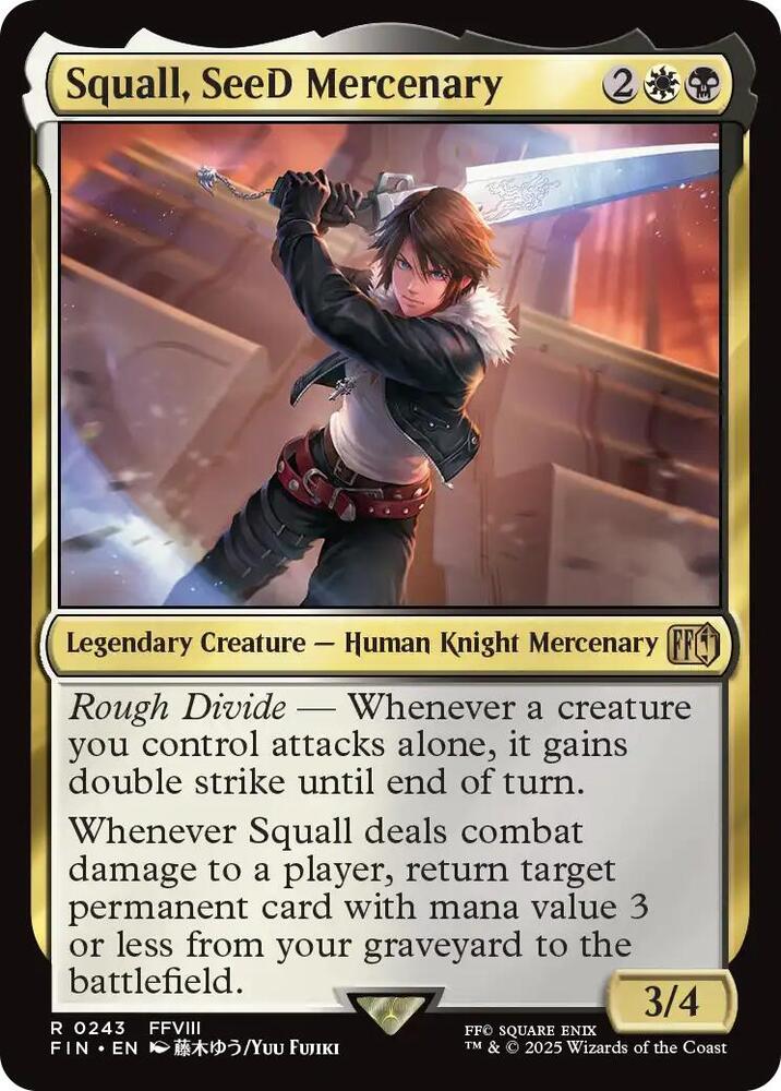 Squall, SeeD Mercenary (243) (FIN)