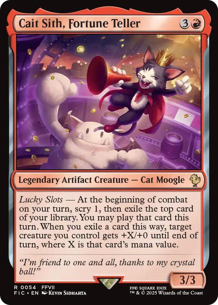 Cait Sith, Fortune Teller (54) (FIC)