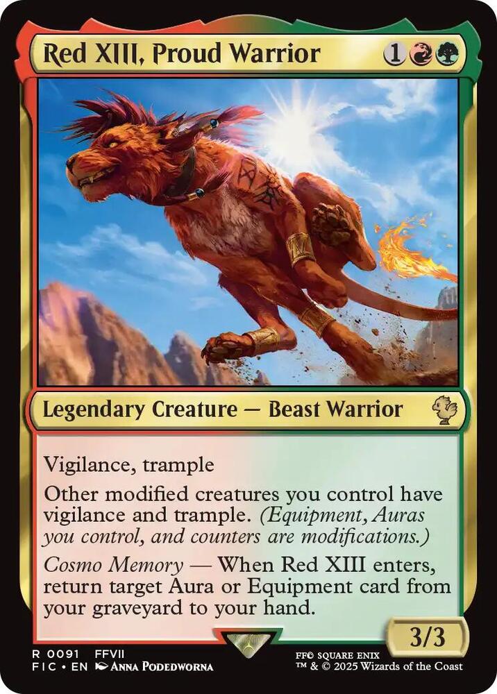 Red XIII, Proud Warrior (91) (FIC)
