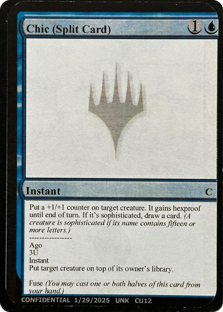 Chic (Split Card) (UNK)