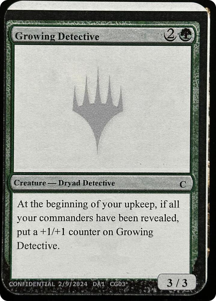 Growing Detective (UNK)
