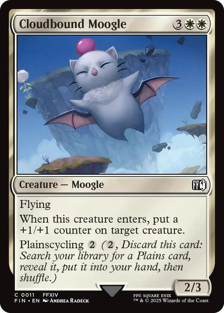 Cloudbound Moogle (11) (FIN)