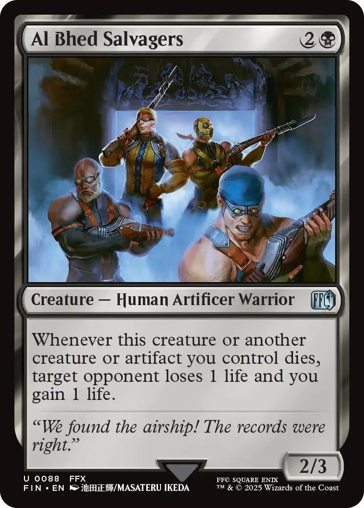 Image for Al Bhed Salvagers (88) (FIN) - Magic: The Gathering