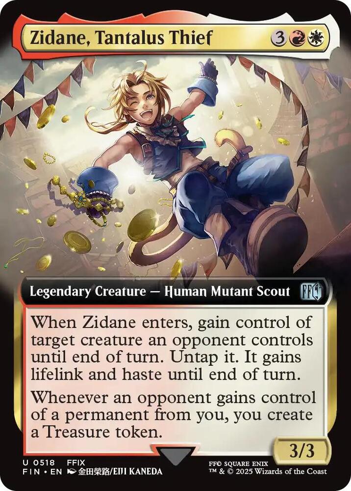 Zidane, Tantalus Thief (Extended Art) (518) (FIN)