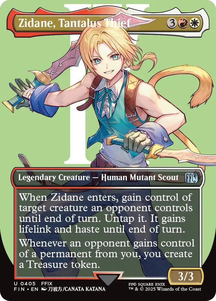 Zidane, Tantalus Thief (Borderless) (405) (FIN)