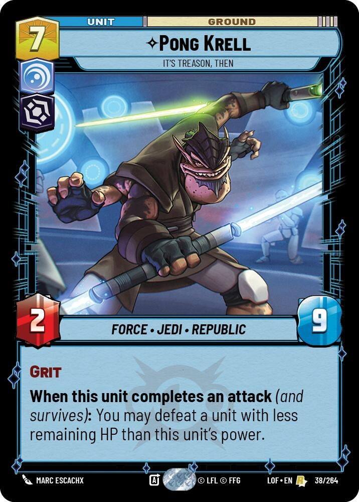 Pong Krell - It's Treason, Then (038/264) (LOF)