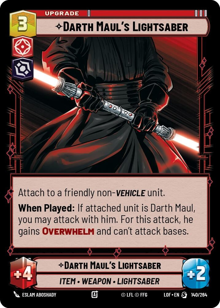 Darth Maul's Lightsaber (140/264) (LOF)