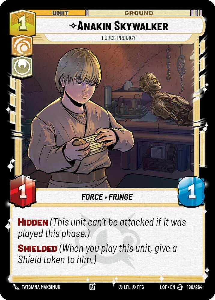 Anakin Skywalker - Force Prodigy (190/264) (LOF)