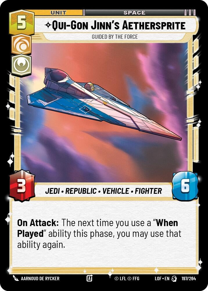 Qui-Gon Jinn's Aethersprite - Guided by the Force (197/264) (LOF)