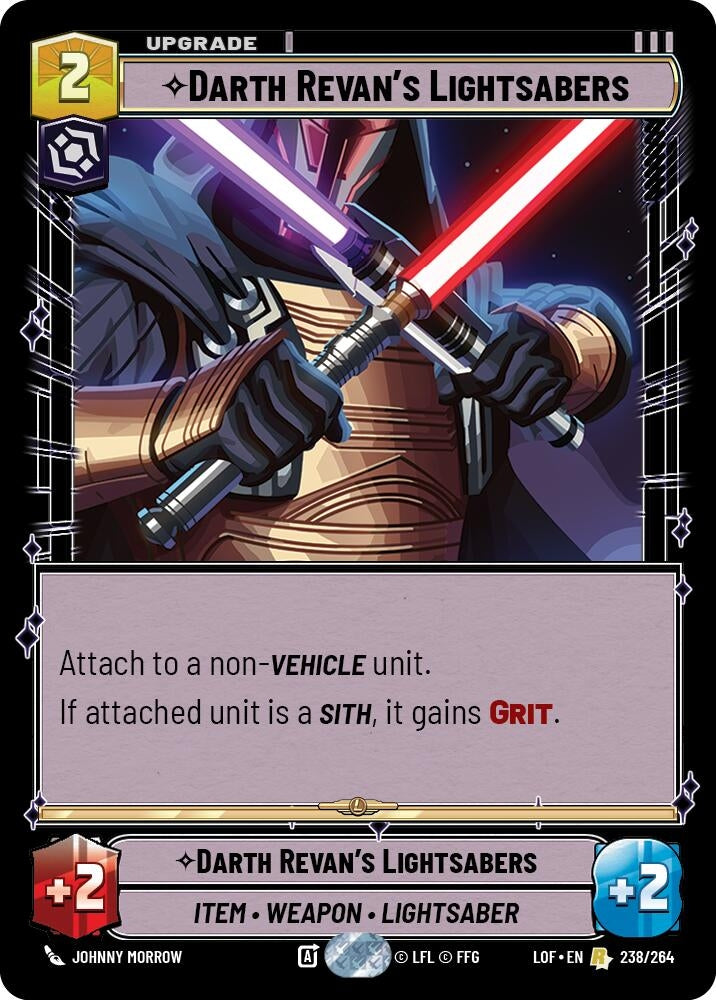 Darth Revan's Lightsabers (238/264) (LOF)