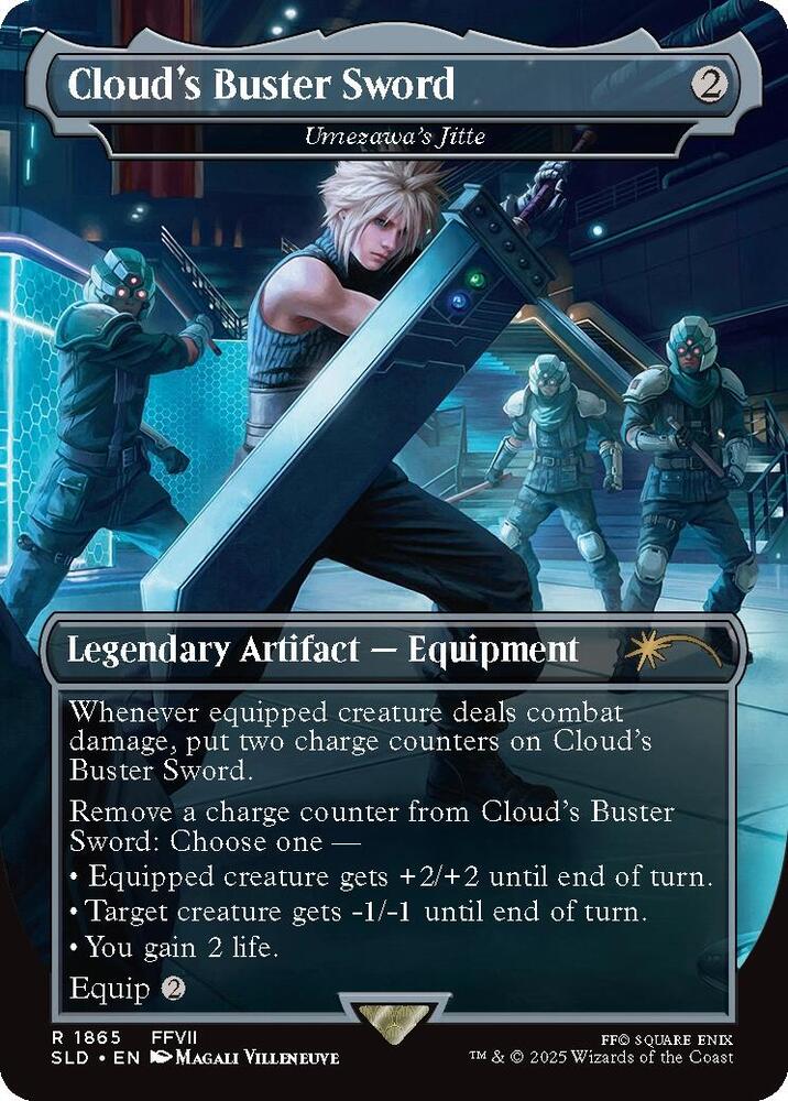 Cloud's Buster Sword - Umezawa's Jitte (1865) (SLD)